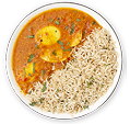 Egg Masala Half Rice