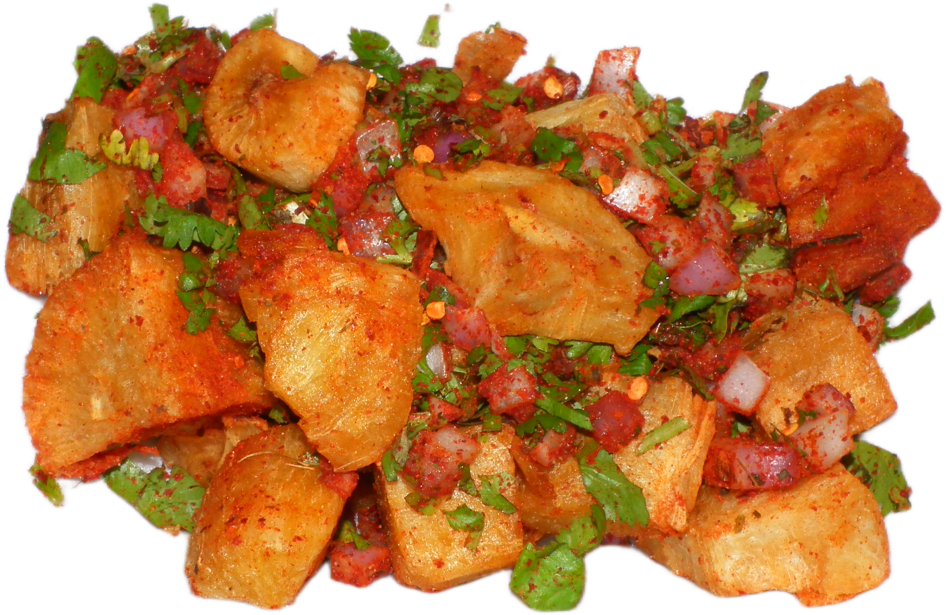 Dry Masala Mogo